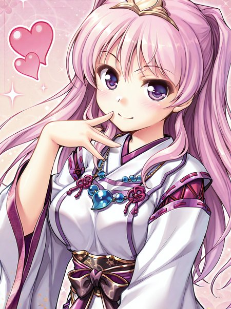 shiny skin, posing,
<lora:senmomo.il:1>,
senmomo,
himinomikoto,
heart, glitter, sparkle, bloom,
general, safe,