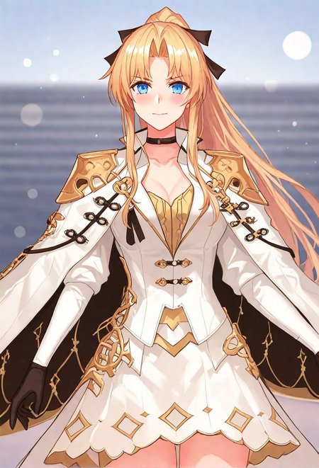 <lora:vanguard_XL_illustrious_v1:1>vanguard (azur lane), military uniform, halcon,atdan, maya g,asahina hikage,<lora:Hyper-SDXL-8steps-lora:1>,best quality,amazing quality,masterpiece, anime screencap, game cg, good finger, zPDXL3 ,zPDXLrl,