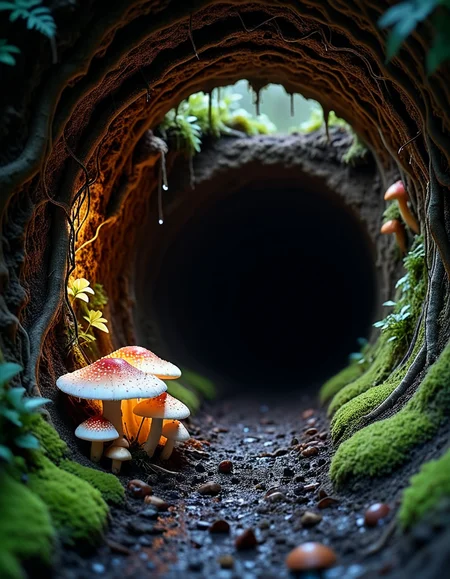 underground burrow