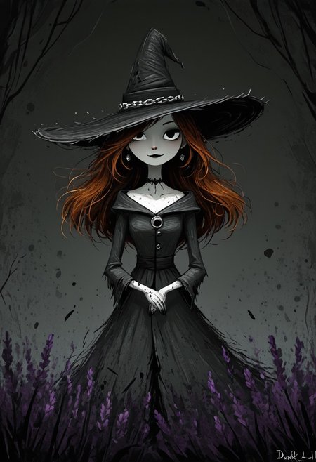 Dark whimsical art