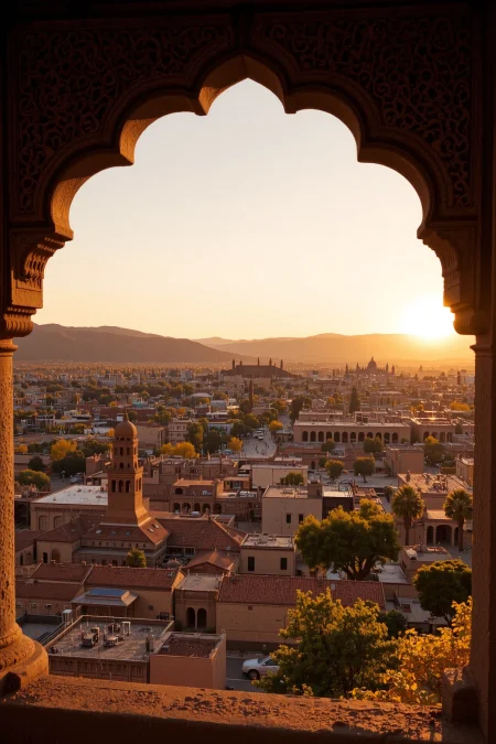 photo, photography, Fujifilm XT3 Viltrox, Marrakesh, Morocco landscape, sunset, very intricate, very detailed, realistic. sharp, colorful, film grain, high contrast, <lora:Hand v2:1> <lora:Anti-Blur:1> <lora:Insane Detail Slider:0.5>  <lora:Flux.1_Turbo_Detailer:0.6> <lora:flux.1_lora_flyway_Epic-detail_v2:0.6>