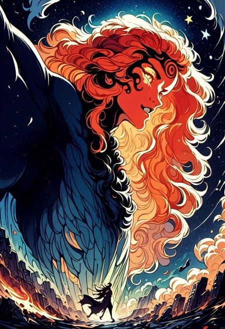 score_9, score_8_up, score_7_up, score_6_up, score_5_up, score_4_up, Hindu god, dancing kicking and flailing in front of a churning cosmos, four arms, psychedelic occult signs and runes, exaggerated, skinny, dutch angle, dark space, stars and nebulae