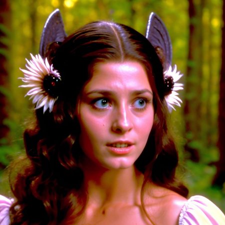 princess brunette standing dark forest moonlight movie studio
(analog film:1.3) (vhs movie) (photorealistic) (screencap) (cinematic lighting) (sharp focus)  (80sDarkFantasySD15b:1.0)