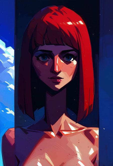 score_9, score_8_up, score_7_up,  
aesthetic of hard edge painting, 
An image of a cute girl in liminal soviet room,( tasteful nude:1.2), girl ,analog photo, full body, in camera frame, pale skin, tall height, against the background of the Russian Orthodox Church, blue sky, sunny day, epic clouds, art by Jeremy Mann, god rays, dramatic light, natural pubic hair, long bob-cut hair, shiny oiled skin, pale skin, red hair slightly curly hair, oxygen-rich air and sheltered atmosphere, snowy, 
symmetry and balance, pioneering unparalleled masterwork with superior details, terracotta and lapis lazuli colors