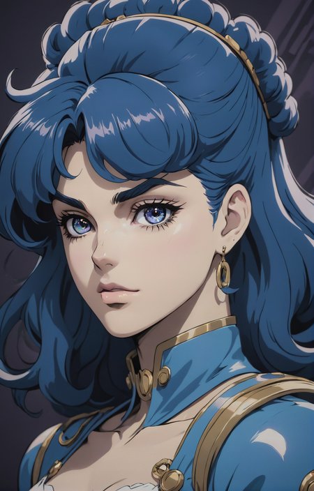 Blueprint Schematic Drawing of (JoJo style, JoJo's Bizarre Adventure 1girl portrait), Danish Pastel aesthetics, pastel colors, stunning background. dark and moody, a mesmerizing blend of light and shadow. masterpiece, absurdres, intricate details <lora:LORA_JoJos_Bizarre_Adventure_art_style-000004:0.8>, technical drawing, blueprint, schematic