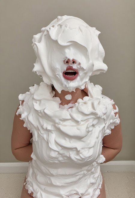 Coveredinpie shaving cream pied wam