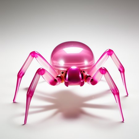 <lora:[XL]jelly:1>1 pink spider