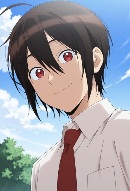 Abe Haruaki - A Terrified Teacher at Ghoul School! (Commission)