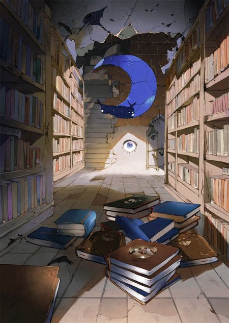 by ajimita,  by yogisya by demizu posuka
1girl explores a dimly lit attic filled with old books, casting eerie shadows on the walls. close up qurare magic library, 
extremely beautiful detailed piercing eyes,
 masterpiece, best quality, high quality, highres, absurdres, very detailed, high resolution, sharp, sharp image, 8k, vivid, colorful, stunning, anime