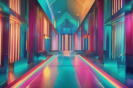 A sci-fi e-commerce stage background - tangbohu 68