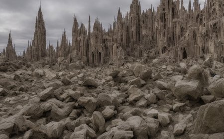 end of the world, epic realistic, (hdr:1.4), (muted colors:1.4), apocalypse, freezing, abandoned, neutral colors, night, screen space refractions, (intricate details), (intricate details, hyperdetailed:1.2), artstation, cinematic shot, vignette, complex background, buildings, snowy <hypernet:sxzBloom_sxzBloom:0.7>