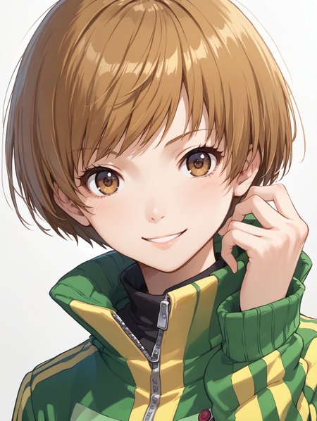 score_9, score_8_up, score_7_up,source_anime,BREAK,
light smile,  satonaka_chie, <lora:satonaka_chie:1>