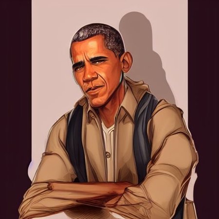 obama, smoking a cigarette, ulttra-detailed, dishonored-portrait-styles style