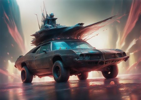 vehicle <lora:betmd:1>