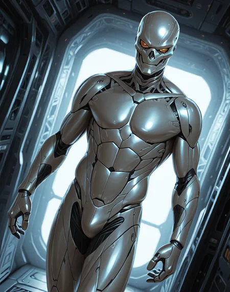 <lora:T_3000_(Terminator)_(Illustrious)_(AD):1> T 3000, muscular, robot, 
((
interior, science fiction, 
dutch angle, dynamic action, male focus, solo, fully armored, villain, sexy male physique, solo, powerful, superiority, 
)),
BREAK: very awe, aesthetically pleasing, masterpiece, best quality, amazing quality, very aesthetic, depth of field, absurd details, depth of field, atmospheric rendering, natural shading, soft shading, 
BREAK: lazympos, lazypos (3),
