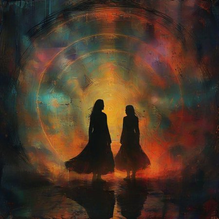My six-headed bride, Black on both sides, <lora:Lost_In_Dreams:0.6>, <lora:RMSDXL_Creative:0.8>, Volumetric lighting, <lora:Dreamyvibes artstyle SDXL - Trigger with dreamyvibes artstyle:0.7> Dreamyvibes Artstyle