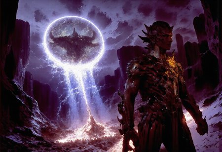 A mesmerizing cyberpunk anime scene where a female protagonist, adorned in avant-garde armor reminiscent of Idjourney_Whisper's avant-couture, stands tall amidst a bustling, neon-lit cityscape. Her attire, a fusion of organic and mechanical elements, glows with an ethereal luminescence that contrasts the stark shadows cast by the towering skyscrapers. Her armor is intricately designed, with flowing lines and an array of interlocking panels that move fluidly with her every gesture, hinting at the advanced technology beneath its sleek exterior. A holographic interface is projected from her eyes, displaying a complex web of data and communication streams, as she surveys her surroundings with a focused intensity. Above her, a swarm of drones darts through the air, leaving trails of vibrant light that weave together to form an ever-changing tapestry of colors, reflecting the chaotic yet harmonious pulse of the city. On a nearby rooftop, a giant, biomechanical creature—a blend of octopus and cybernetic machine—looms ominously, its tentacles wrapped around a neon sign flickering with the words "Marine Onahi Sos." Below, the streets are flooded with a diverse crowd of futuristic citizens, each with their own unique cybernetic enhancements, moving to the rhythm of unseen music. The scene exudes a sense of urgency and anticipation, as if the city itself is holding its breath in anticipation of the adventure that is about to unfold.
