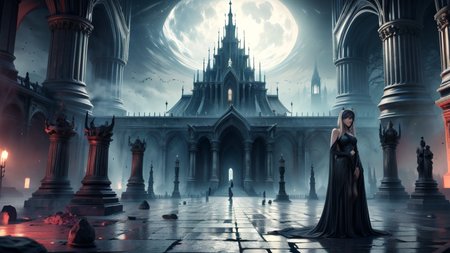 Dystopian style, 
Dreamscape, 
cinematic film still, 
realistic analog photo, award winning photo, 
1girl standing in archway, historic bridge with gargoyle decorations, 
BREAK
Claudia, feminine woman, 24 yearsold, 
fit body, toned body, lithe body, supple body, 
pert d cups,
sunburnt skin, tanlines, birthmarks,
shoulderlength auburn wavey hair, 
oblong face, fine features, arched eyebrows
heterochromia, round eyes, 
fleshy upturned nose,
 thin lips, upturned lips, 
<lora:edgBonesv1:0.75> wearing edgBones, dress with skeleton bones, dress with skeletal bones, bones, 
BREAK
 <lora:Evil:0.75> evilrealm, dark fantasy, demonic architecture, nightsky filled with storm clouds, lightningstorm,  ,
high-quality, crisp, sharp, professional-grade, high-resolution, fine detail, accurate colors, low noise, fast shutter speed, wide dynamic range, precise focus, RAW, highres, 8k, uhd, High Dynamic Range, tonemapping, crisp details, ,
. shallow depth of field, vignette, highly detailed, high budget, bokeh, cinemascope, moody, epic, gorgeous, film grain, grainy,
. Surreal, ethereal, dreamy, mysterious, fantasy, highly detailed,
. Bleak, post-apocalyptic, somber, dramatic, highly detailed