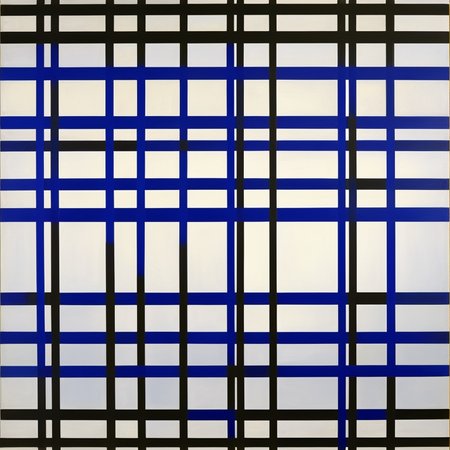 a dirty painting, art by PMondrian