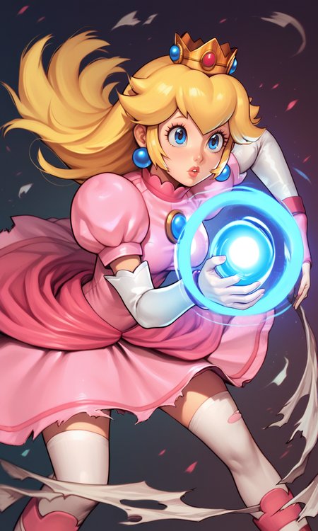 score_9_up, score_8_up, score_7_up BREAK,  <lora:Hadouken:1> , Hadouken, (kikoken), pink fireball, energy ball, (((princess peach))), anime style, shockwave, action pose, ripped clothing <lora:shinkiro_XL:1>