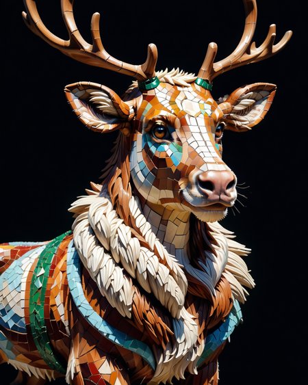 score_9, score_8_up, score_7_up, intricate details, rating_safe,
 <lora:MosaicStyle:1>,
1boy(Mosaic, made from colored stone pieces, 
reindeer, 
full body, looking at the viewer, solo, smiling), black background, 
<lora:ral-chrosc-clr:0.3>, ral-chrosc-clr,
<lora:xl_more_art-full_v1:0.3>,
<lora:add-detail-xl:0.3>