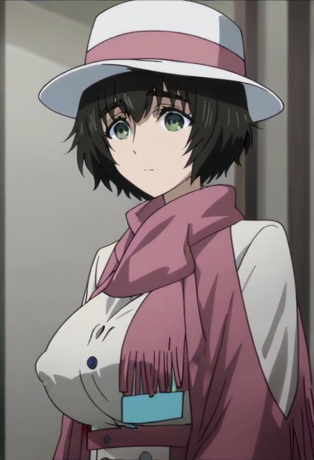 source_anime, official anime artwork, screencap, anime screencap, best quality, <lora:Mayuri_Shiina:1>solo girl, green eyes, thick eyebrows, Mayuri coat, white headwear, ,,,,,,,,,,,,,,,,,anime coloring, anime screencap, 1girl,Solo ,, anime,PUFFY nipple,huge breasts,,,official art, Uncensored ,Unedited ,,,,,,,,,,,,,,