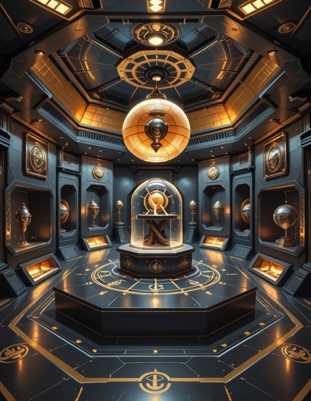 high-tech reliquary vault pony
