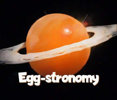 no humans, general, film grain, 3d, photo \(medium\), saturn \(planet\), planetary ring, space, dark background, other focus, planet, lens flare, masterpiece, best quality, very awa, newest, absurdres, highres, orange theme, egg yolk, shiny, cloud, fried egg, white spiral, tornado, cyclone, (cloud:0.6), (static:1.4), (film grain:1.4), (glitch:1.3), <lora:ponyv5_noobV065S_1_adamW-000013:1.00>
