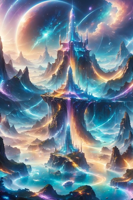 ethereal fantasy concept art of  futuristic style dreamscape (((Ultra-detailed, 8k, highres, masterpiece)))(((epic-Ultra-HD-details, epic-Ultra-HD-highlights, epic-photo-same-realistic, upscaled-resolution, optimal)))a beautiful serene landscape,<lora:ral-czmcrnbw:0.8>,ral-czmcrnbw,<lora:cs-cr1stal-v2:0.8>,cs-cr1stal-v2,<lora:More_interesting_backgrounds:0.8>,IBG,<lora:more_details:1>,<lora:SyFyEye1_v2.0:0.8>,SyFyEye1,, surreal, ethereal, dreamy, mysterious, fantasy, highly detailed, sleek, modern, ultramodern, high tech, detailed . magnificent, celestial, ethereal, painterly, epic, majestic, magical, fantasy art, cover art, dreamy