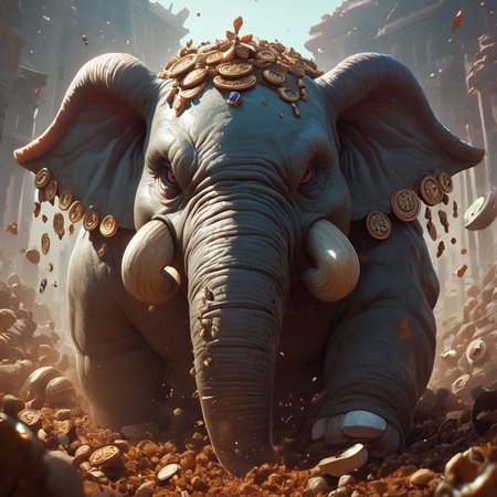 score_9, score_8_up, score_7_up,  baklava shaped elephant, Dilber_dudagi, walnut,