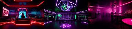 highly insanely detailed, masterpiece, top quality, best quality, highres, 4k, 8k, RAW photo, (very aesthetic, beautiful and aesthetic), 
__lazy-wildcards/subject/env-bg-interior/cyberpunk_club/prompts__, 
<lora:Cyberpunk_Club:0.6>, 
(1girl:1.3), 1other, 
__lazy-wildcards/dataset/background__,âââ