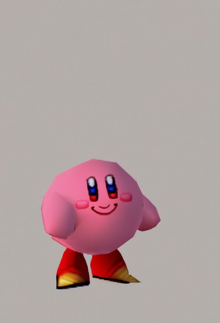 score_9, score_8_up, score_7_up, source_anime BREAK 1boy, solo,
<lora:zs_N64ZeldaStyleXL:1> n64zeldastyle, 3d, polygonal, white background, full body, kirby, smile, <lora:Kirby_-_Nintendo:1>kirby