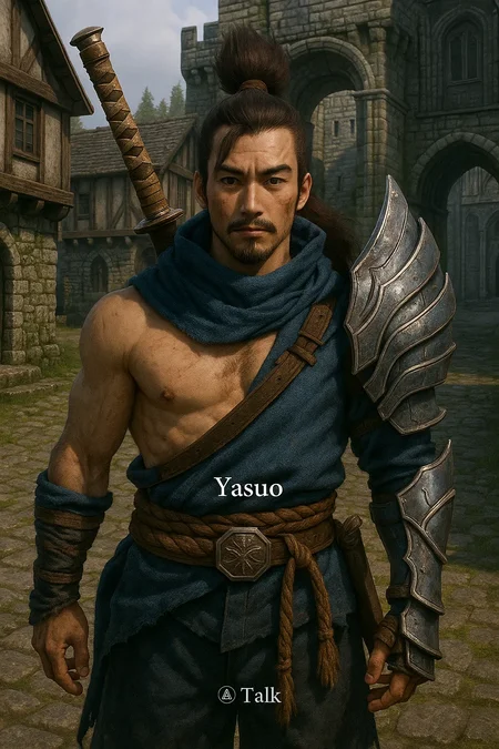Yasuo NPC approach in oblivion