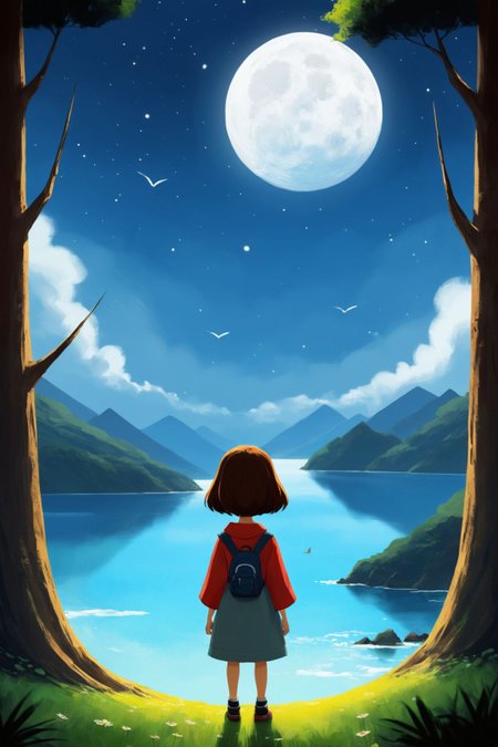 by Tyler Edlin and Hayao Miyazaki in the style of Bess Hamiti,  <lora:digital_painting_envy02:0.50> digital painting