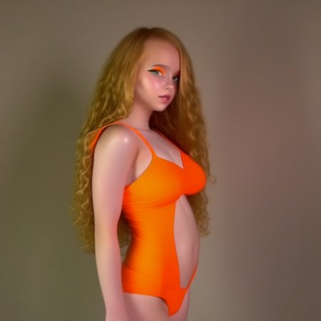orange haired cutie