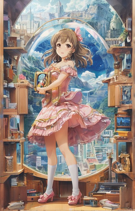 masterpiece,best quality,<lora:tbh242-sdxl:0.9>,illustration,style of Cutaway view portrait of idolmaster cinderella girls,