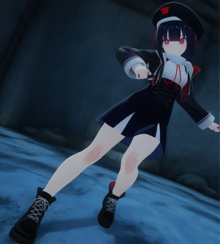 <lora:dress2A-7S:1>,1girl, dress(2A-7S),black hair,short hair,red eyes,bangs,
red ribbon,
sweater,high-waist skirt,black skirt,
black jacket,open jacket,
black beret,
black footwear,
dynamic pose, dynamic angle, animated,
very awa, masterpiece, best quality, highres, absurdes,amazing quality,very aesthetic,intricate details, <lora:hand 5.5:1>