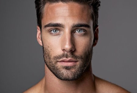 insanely attractive 31 years old male model posing for camera, 8k, uhd, intricate details, detailed eyes, looking at viewer