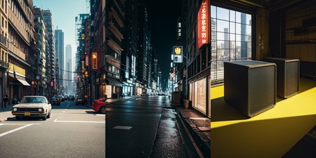 highly insanely detailed, masterpiece, top quality, best quality, highres, 4k, 8k, RAW photo, (very aesthetic, beautiful and aesthetic), bebop cityscape, buildings, radiator, ait conditioning, cardboard box, trash, street, car, <lora:bebopv01:0>, 
__lazy-wildcards/dataset/background-color__âââ
