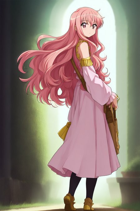 score_9, score_8_up, score_7_up, score_6_up, source_anime, 1girl, solo, full body, louise, pink hair  <lora:louise.pony:1>  <lora:Pony_QualityV4.0:5> <lora:Pony_DetailV2.0:4>