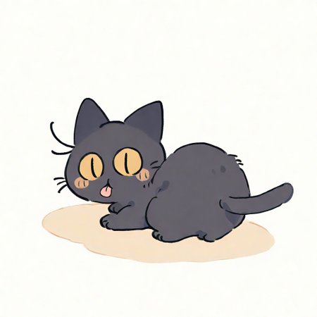 (cat:1.2), black cat, (no humans:1.1), (cute:1.2), solo, licking its butt,
 \(seedyoulater\), naguru \(cyoroama\), 
very awa, masterpiece, highres, absurdres, newest,
<lora:TA_trained:0.75>, chibi, <lora:ponyv4_noob1_2_adamW-000017:0.5>, <lora:shiroski:0.75>,