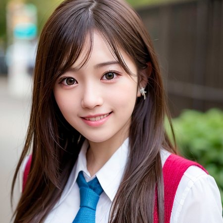 one teenage cute girl in AKB48 uniform, 
AKB48 Team TP, AKB48 uniform,
(masterpiece, best quality:1.2), ultra high res, (photorealistic:1.4), detailed skin, cinematic lighting,
friendly, intelligent, conversation engaging, happy,
kind, energetic, cheerful, creative, with sparkling eyes and a contagious smile, 
 <lora:taiwanDollLikeness_v10:0.25> <lora:japaneseDollLikeness_v10:0.25>