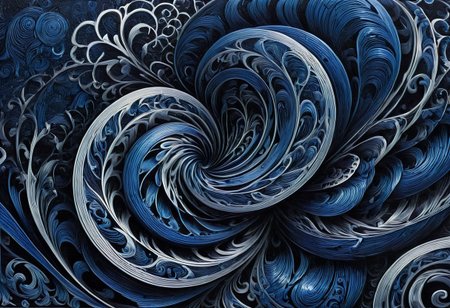 60s style, op art, dark blue and blacks ，swirling patterns, hypnotic, art by
<lora:InkArtXL_1.2:0.4> <lora:FaeTastic:0.35> . award-winning, professional, highly detailed . extremely high-resolution details, photographic, realism pushed to extreme, fine texture, incredibly lifelike, high contrast, well defined .