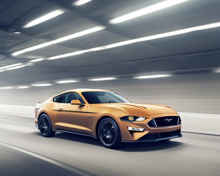 waggiephoto, ford mustang, (hyperfluid:1.2)