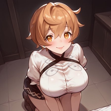 safe_pos, safe_pos, safe_pos, safe_pos, safe_pos, safe_pos, safe_pos, score_9, score_8_up, score_8, score_7_up, score_7, ExpressiveH, ((full body)), ((3/4, seductive))
BREAK
Becky Dragalia, 1girl, orange hair, messy hair, hair between eyes, short hair, orange eyes, stud earrings, bangs, large breasts, wide hips, defaultbecky, white shirt, short sleeves, puffy sleeves, puffy short sleeves, skirt, shorts, boots looking at viewer, lips parted, blushing, mischievous smile
BREAK
Room