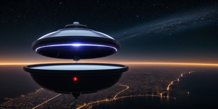 *Emergency* *Broadcast* *Space* *Orbiting*
*Futuretech* *AI* *Sleek* *Smooth* *Glossy*
UFO, Alien, Sky, Moons, Stars, Bright lights in the sky