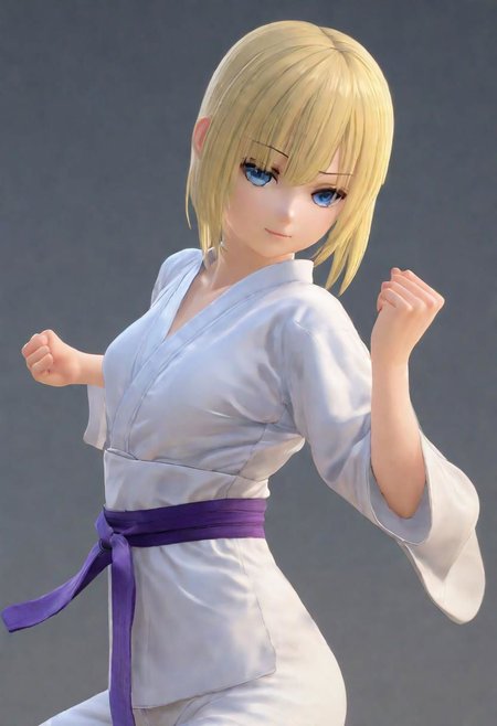 masterpiece,fullbody, photograph,realistic lighting, absurd quality,realism best quality, sensual face, fighting stance, blue eyes,<lora:Ayane_Amamiya:.7>,blonde hair,clear quality