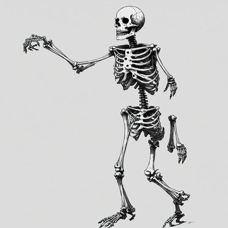 <lora:DarkInkAI:1> DarkInkAI, dancing skeleton, inksketch