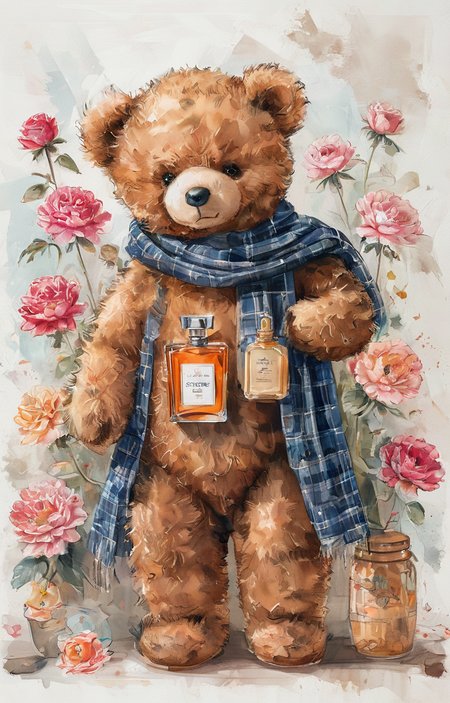 A teddy bear style plush toy style - tangbohu [SDXL] 37