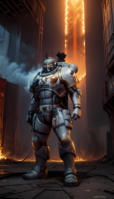 Space Marine Vanguard - Grimdark 40,000 (SDXL)